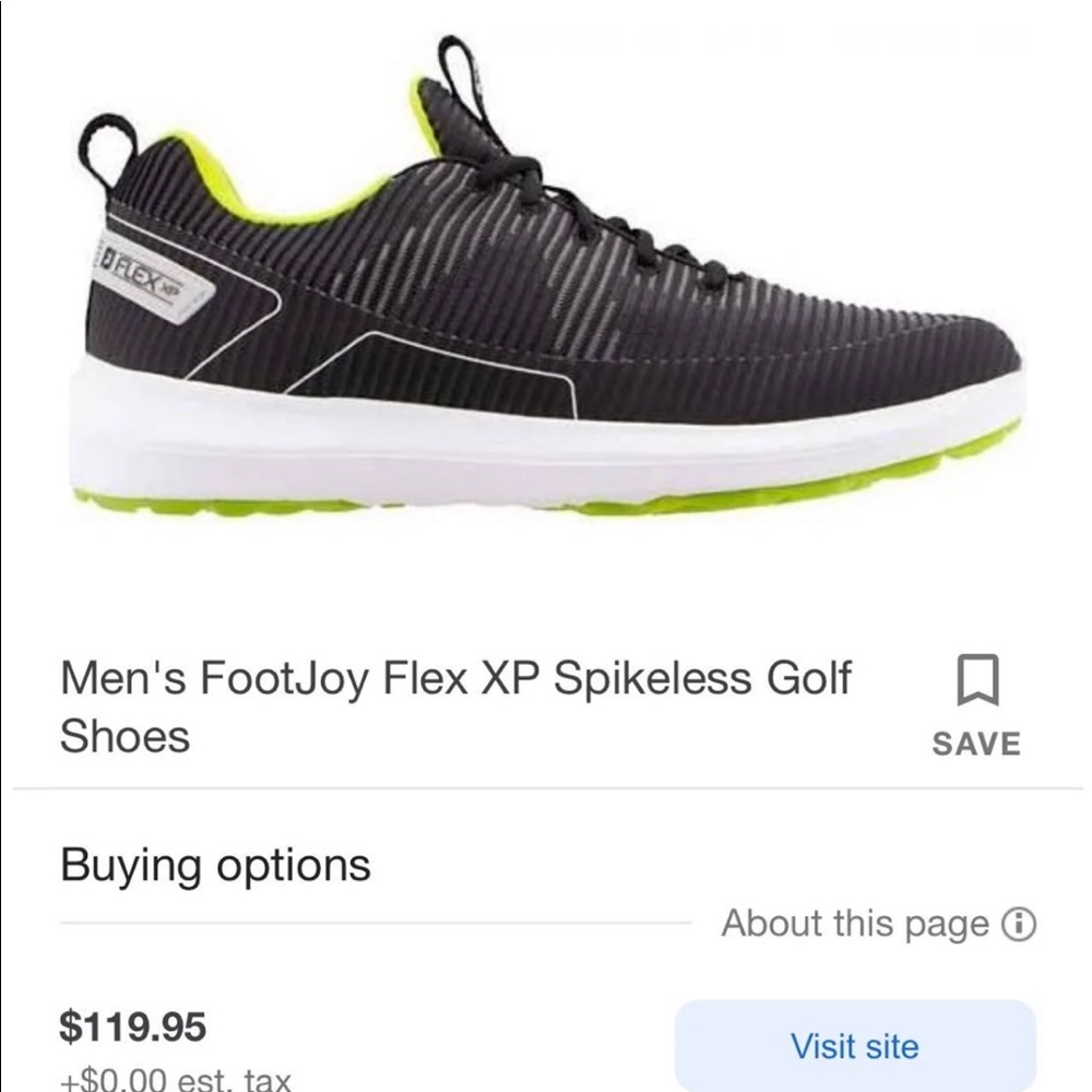 Men’s footjoy golf shoes